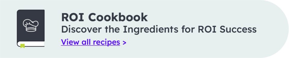 ROI Cookbook Banner