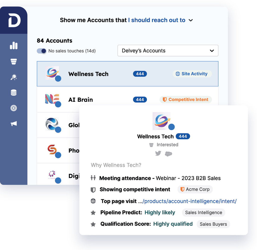 Demandbase One for Sales Ushering Sellers Blog Show Me Accounts Screenshot 