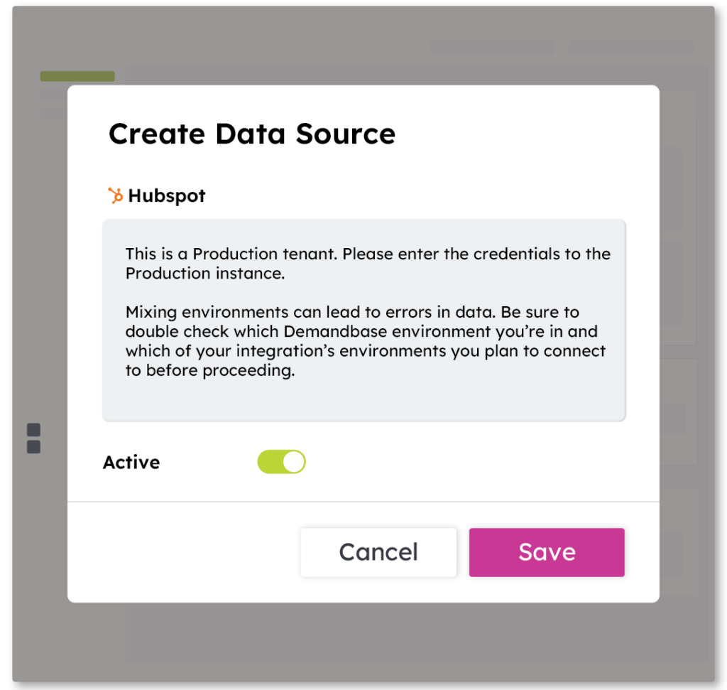 Image Create Data Source Hubspot Integration